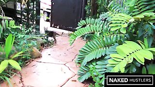 Naked Hustlers featuring Stefania Mafra's cat woman fucked dirt