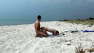 Real public beach fun
