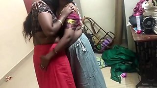 Indian Lesbian Aunty In Front Of Husband