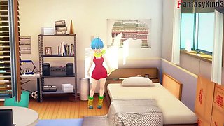 Android 18 and Bulma team up to fuck Gohan – DragonBall Zex Series