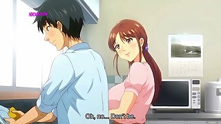Wild hentai romp with big titty auntie in 3D anime experience
