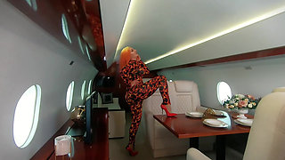 Backstage From Photosession, 4 Catsuits and Fly Jet Photoshoot