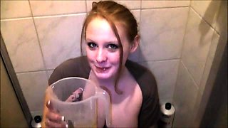 Busty brunette solo masturbation