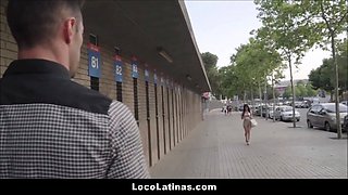 Hot spanish mexican teenie banged by pro athlete