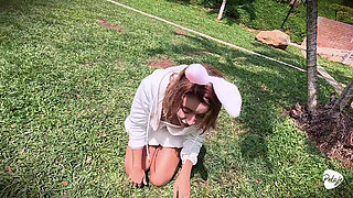 Innocent Bunny Loves Having Carrots in All Her Holes