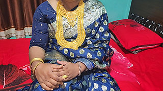 The bride and groom's first wedding night