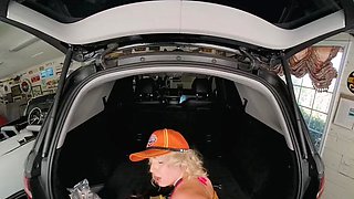 Sunday Hottie's Busty Brunette Passion in a Sultry Tale