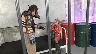 A cute blonde teen Melody Marks gets fucked from behind in doggy style