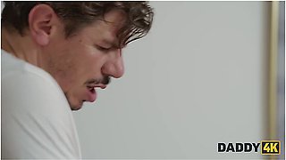 Lusty Girlfriend Had A Vibrator Game And Then Continued Sucking Daddys Huge Cock - Anna De Ville And Denis Marti