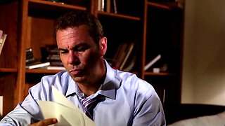 Hot babe with perfect big boobs taking shower