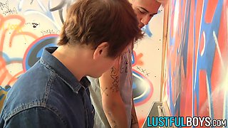 Hot boy James Lain gets ass licked before fucked in every position