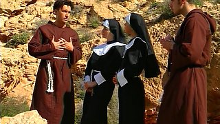 Kinky Nuns vintage porn video