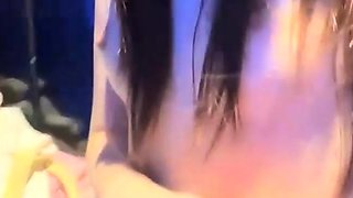 Japanese Teen Night Outdoor Pussyfingering