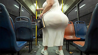 "Religious BBW in Long Dress Gets Ass Teased While Holding Bible"