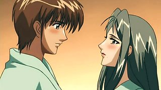 Missionary, hairy pussy, hentai anime