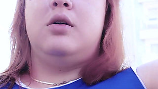 Smoking Fetish - Chubby Smokes on Your Face and Shows Her