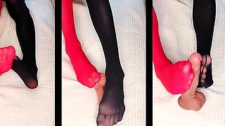 Mix of Foot Fetish clips from Amateur Trampling