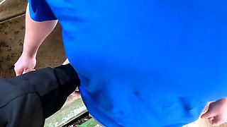Big Tits Slapped & Punished in Public Tunnel - BDSM Humiliation