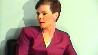 Redhead fetish spanking and pussy vibrating