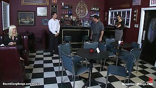 Naive babe group fucked at speed date
