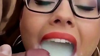 Busty JenKowski bukkake cumslut