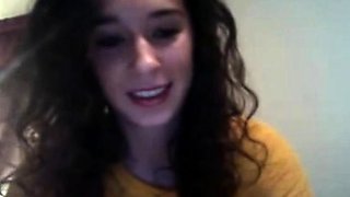 Shy Girl with Big Tits Masturbates on Webcam