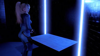 Alien Encounter S - Samus Aran gets her pussy and asshole pounded for hours by scary aliens harem groupsex monster