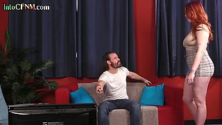 CFNM femdom British ladies suck and jerk cock in group