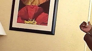 Sexy MILF Persia fucked hard in the room by black bellboys