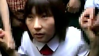 Bukkake Circle Outdoor Japanese Amateur Fun
