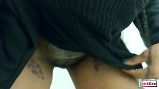 The kinky slut queen "Dark Dea" in peeing outdoor compilation