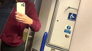 Riding and Rubbing That Clit on the Train