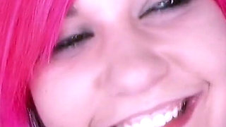 Zerah : Emo Teen Blowjob And Big Oral Cumshot
