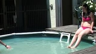 Busty amateur teen outdoor hardcore action with cum