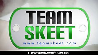 Teamskeet - hot nurse titfucks step-dad