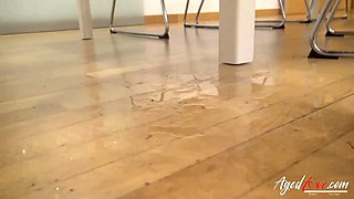 AGEDLOVE Dulce Morena gives a deep blowjob