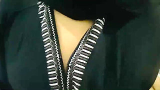 Indian Teacher Press Muslim Hijaby Girl Boobs