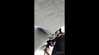 Natural Amateur blowjob outdoors exposed
