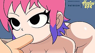 Scott Pilgrim Anime Hentai Ramona Flowers Blowjob