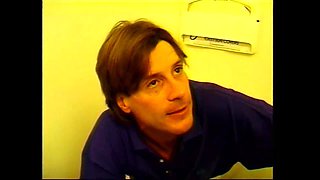 Black Chick Has an Interracial Threesome in the Toilet
