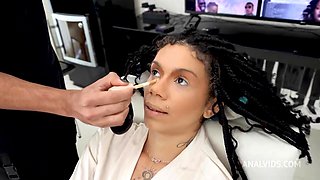 Behind the Scene from Super cute brazilians Mih Ninfetinha gets