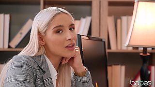 Abella Danger's Naughty Office Play in a Fierce Game
