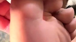 Black Amateur Explore Hot Foot Fetish