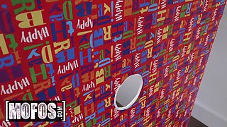 Teenager Vena Black gets a birthday gloryhole treat