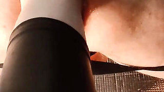 Foot fisting slave ass