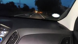 Sexy Mature Stepmom Fucks Younger Stepson in Car - Hot Legs in Heels