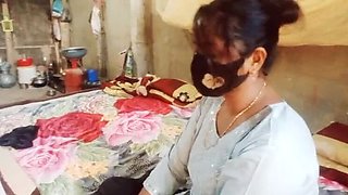 Indian college girl in school uniform kisses the ground for her teacher - Desi student Aisha sucks and strips