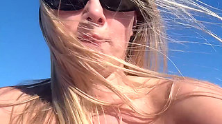 Girl No Panties Flashing Pussy and Tits Public Compilation