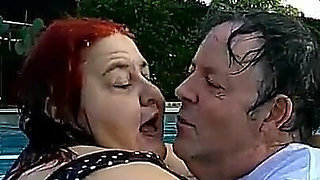 Nurse Vicki and Handsome Harry Are Having Fun Kissing in the Pool!