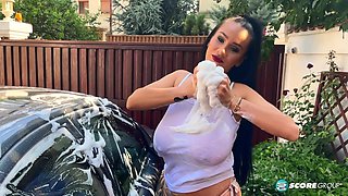 Helen Star: Workin' at the Car Wash in 4K - Big tits